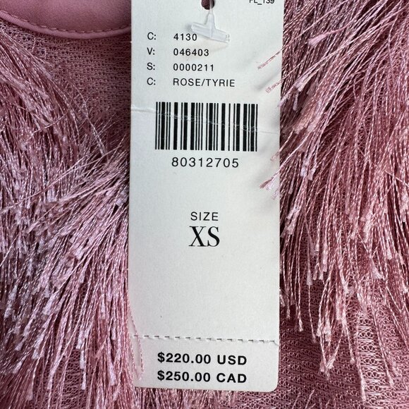 NWT Anthropologie Hutch Fringed Chevron Shift Dress - Picture 2 of 9